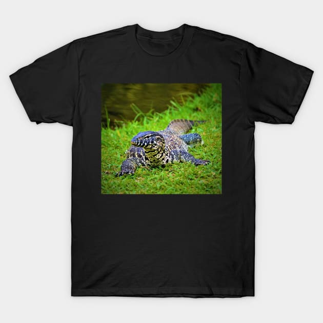 Giant Monitor Lizard T-Shirt by Fitra Design